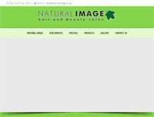 Tablet Screenshot of naturalimage.co.za